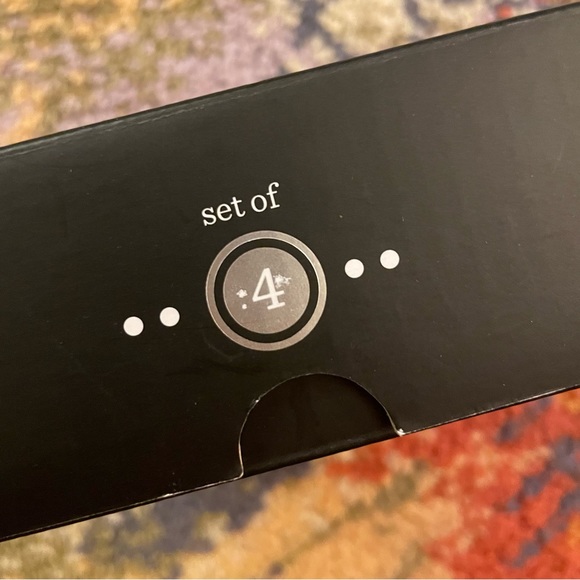 West Elm Mirrored Glass Coasters (set of 4) - Picture 6 of 7